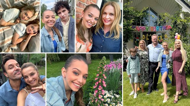 Przyjaciółki, 26 sezon. Anka (Magdalena Stużyńska), Paweł (Bartłomiej Kasprzykowski), Oliwier (Aleksander Paprocki), Julka (Nicole Bogdanowicz), Marianna (Emilia Walus), Kacper (Jan Wieteska) na planie