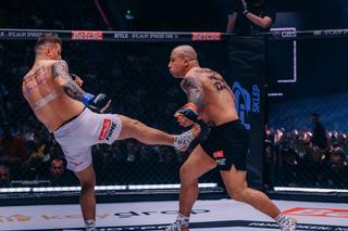 Mateusz Murański w klatce Fame MMA