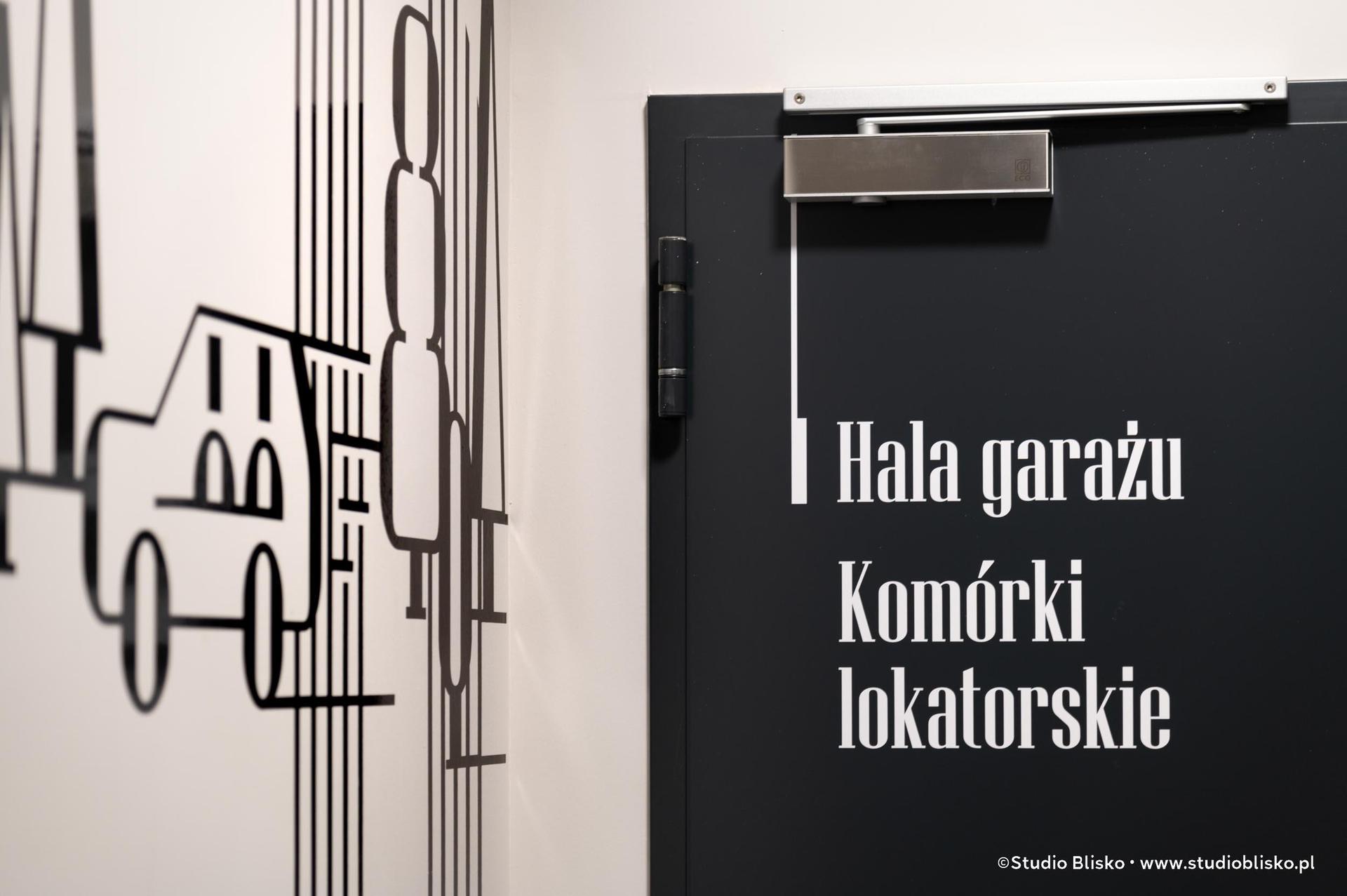 Wayfinding dla apartamentów Naturia w Toruniu 