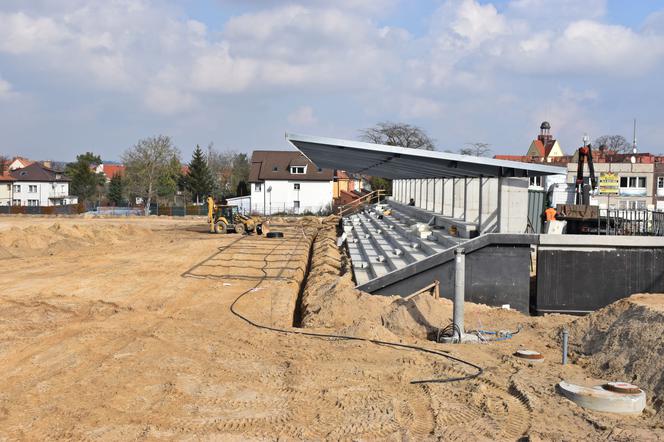 Budowa stadionu w Szczecinie - marzec 2020