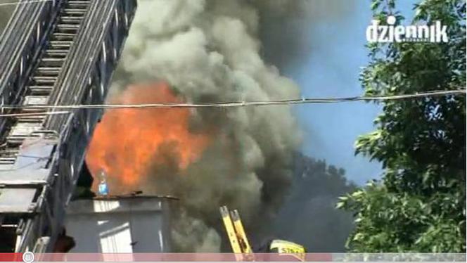 Pożar w szpitalu w Lublinie 