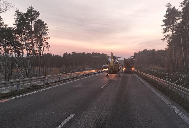 Śmiertelny wypadek na obwodnicy Zielonej Góry. Nie żyje kobieta