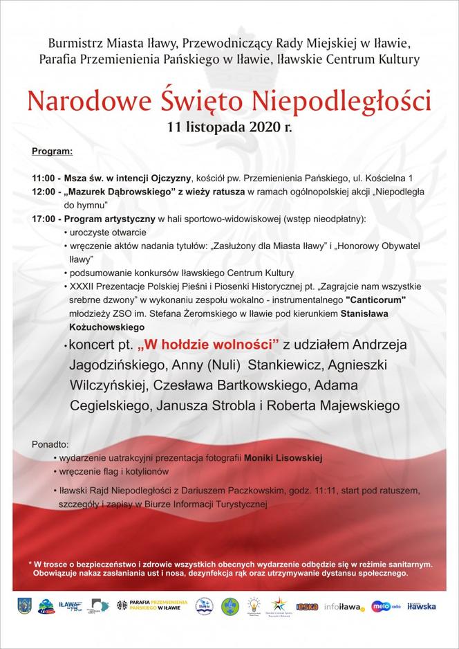 Program obchodów Dnia Niepodległości w Iławie1