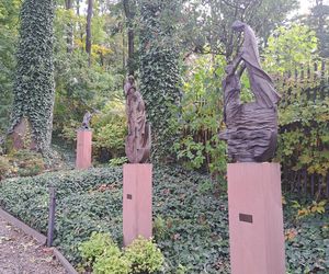 Ogród za kościołem św. Józefa w Krakowie