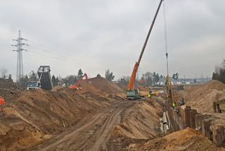 Budowa węzła Łękno - grudzień 2019