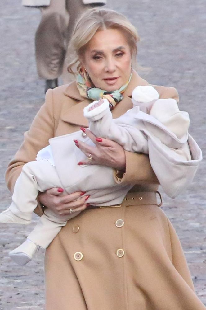 Danuta Martyniuk z ukochanym wnukiem Florianem