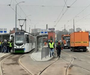 Przejazd techniczny na ul. Kolumba