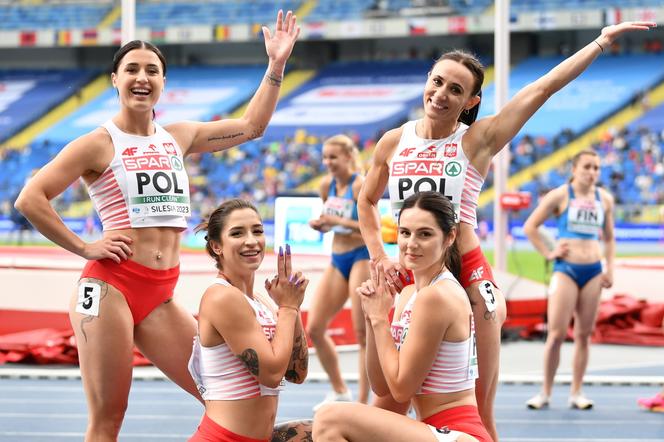 Srebrna sztafeta kobiet 4x100 m na Stadionie Śląskim