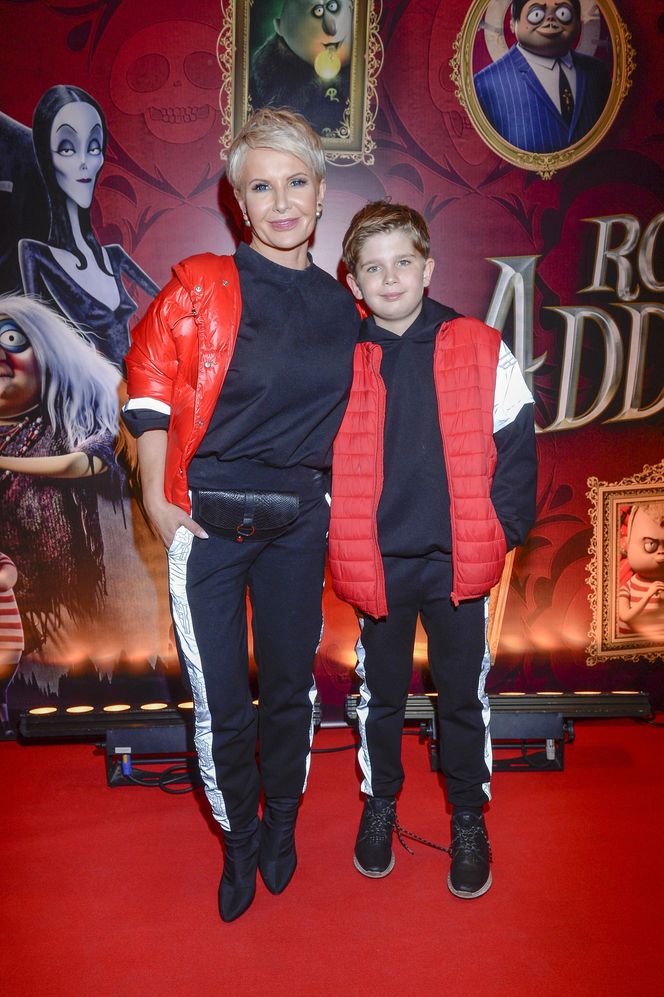 Joanna Racewicz i syn