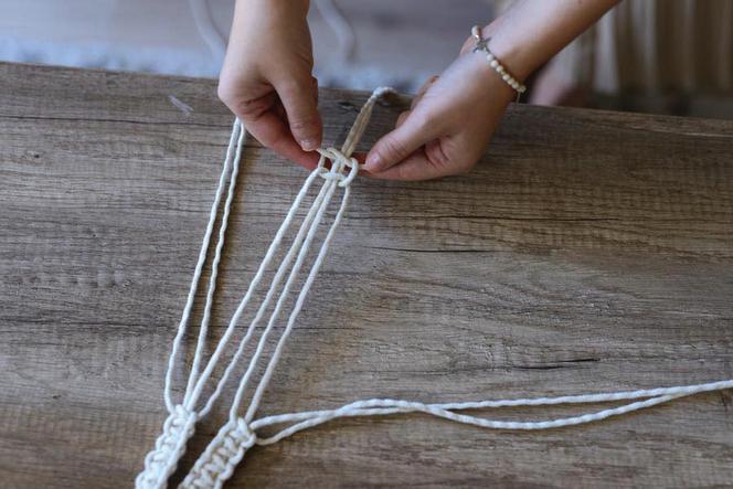 DIY: Makrama. Krok 10