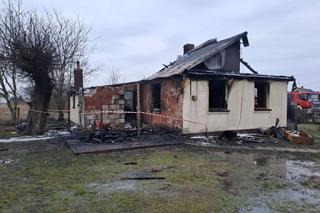 Tragiczny pożar domu jednorodzinnego w Wojsławicach