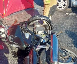 Siedlce: tragedia na ul. Terespolskiej. Nie żyje 33-letni motocyklista