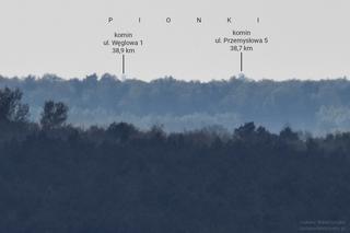 Dalekie widoki z baszty zamkowej w Kazimierzu Dolnym