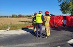 Tragiczny wypadek pod Rypinem. Kierowca MAN-a wjechał w opla. Nie żyje 28-latek 