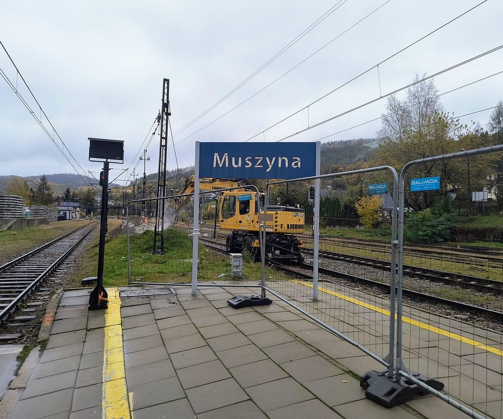 Kolejne prace na torach z Tarnowa do Muszyny zakończone