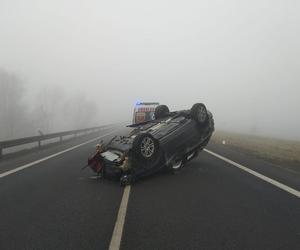 Śmiertelny wypadek na S22. Droga jest zablokowana! [ZDJĘCIA]