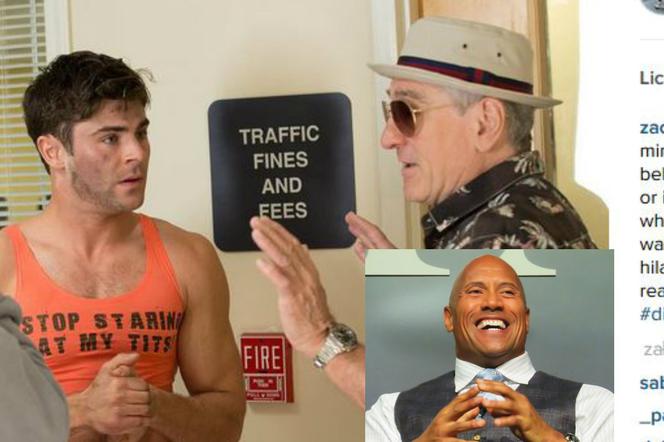 Zac Efron, Dwayne The Rock Johnson