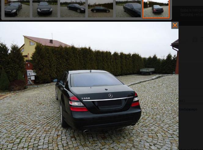 Mercedes S550 Pudzianowskiego