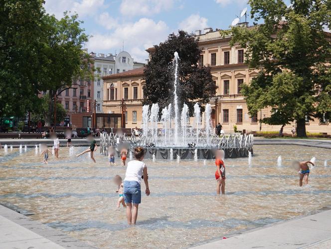 Upał w centrum Lublina