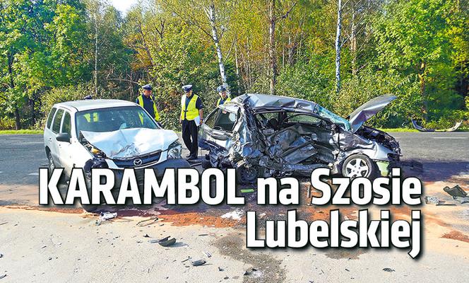 Karambol na Szosie Lubelskiej