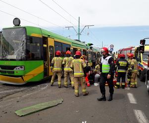 Zderzenie tramwajów w Poznaniu! Są ranni!