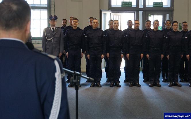 Olsztyn. Nowi policjanci z Warmii i Mazur złożyli uroczyste ślubowanie