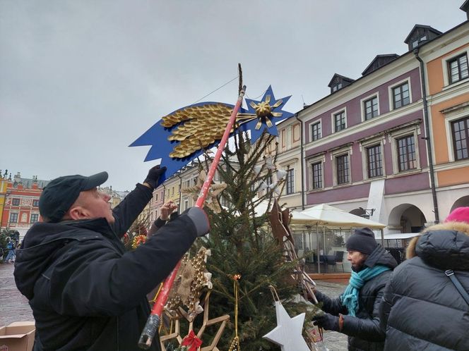  Zamojskie przedszkola i szkoły dekorowały choinki