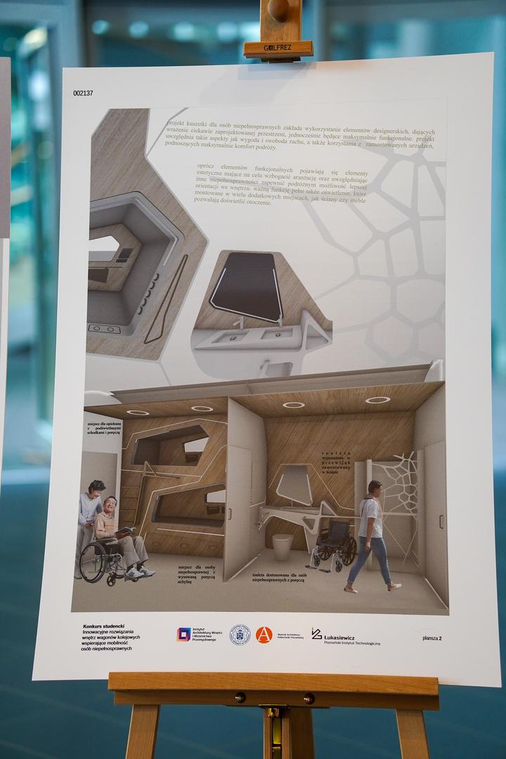 Tak mogą wyglądać wagony przyszłości.