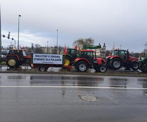 Strajk rolników w Krakowie