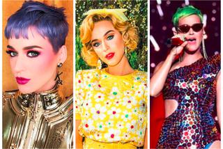 Katy Perry i jej kolorowe fryzury