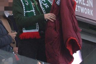 Laura Gessler na meczu