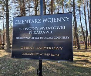 Cmentarz z czasów I Wojny Światowej w Radawie