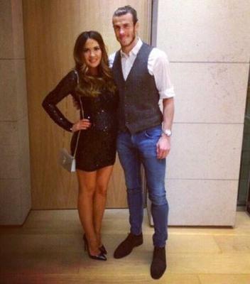 Gareth Bale i Emma Rhys-Jones