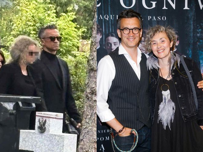 Michał Czernecki z nową partnerką na pogrzebie Joanny Kołaczkowskiej