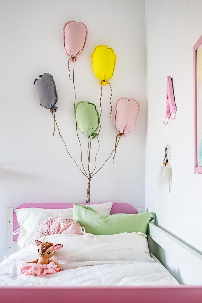 DIY - baloniki na ścianę. Kolorowa dekoracja do pokoju dziecka