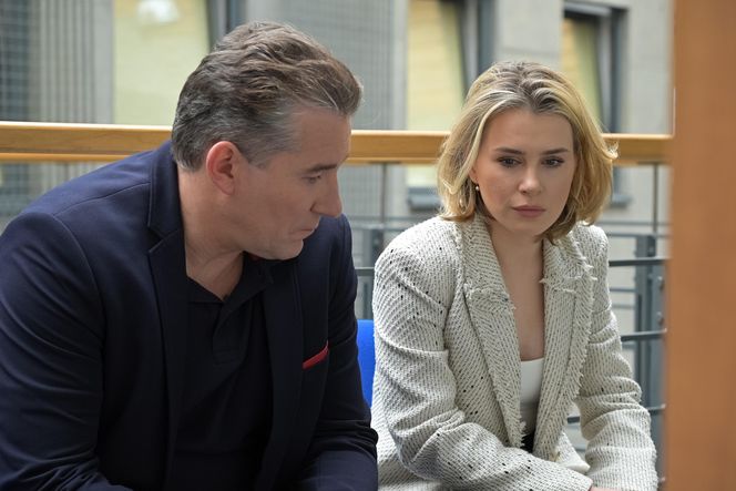 Pierwsza miłość po wakacjach 2025. Eliza ((Anna Maria Sieklucka), Jakub Wenerski (Przemysław Sadowski)