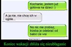 Memy o szkole i końcu wakacji
