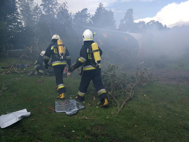 W powiecie świeckim na jeziorze rozbił się samolot. Na pokładzie było 100 pasażerów!