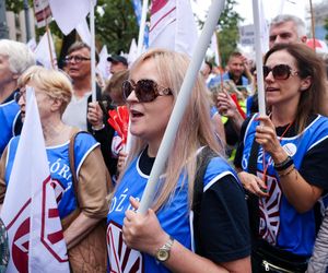 Protest nauczycieli w Warszawie (1.09.2025)