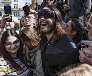 Jared Leto na Rynku Głównym w Krakowie