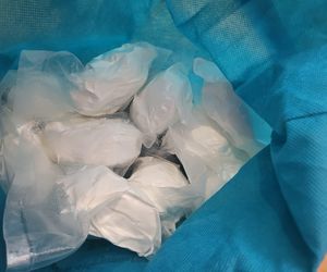 W piwnicy nie trzymał przetworów na zimę. Odkryto ponad 4 kilogramy narkotyków [GALERIA]