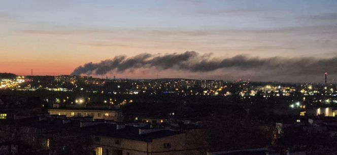 Pożar chińskiego sklepu w Rudzie Śląskiej