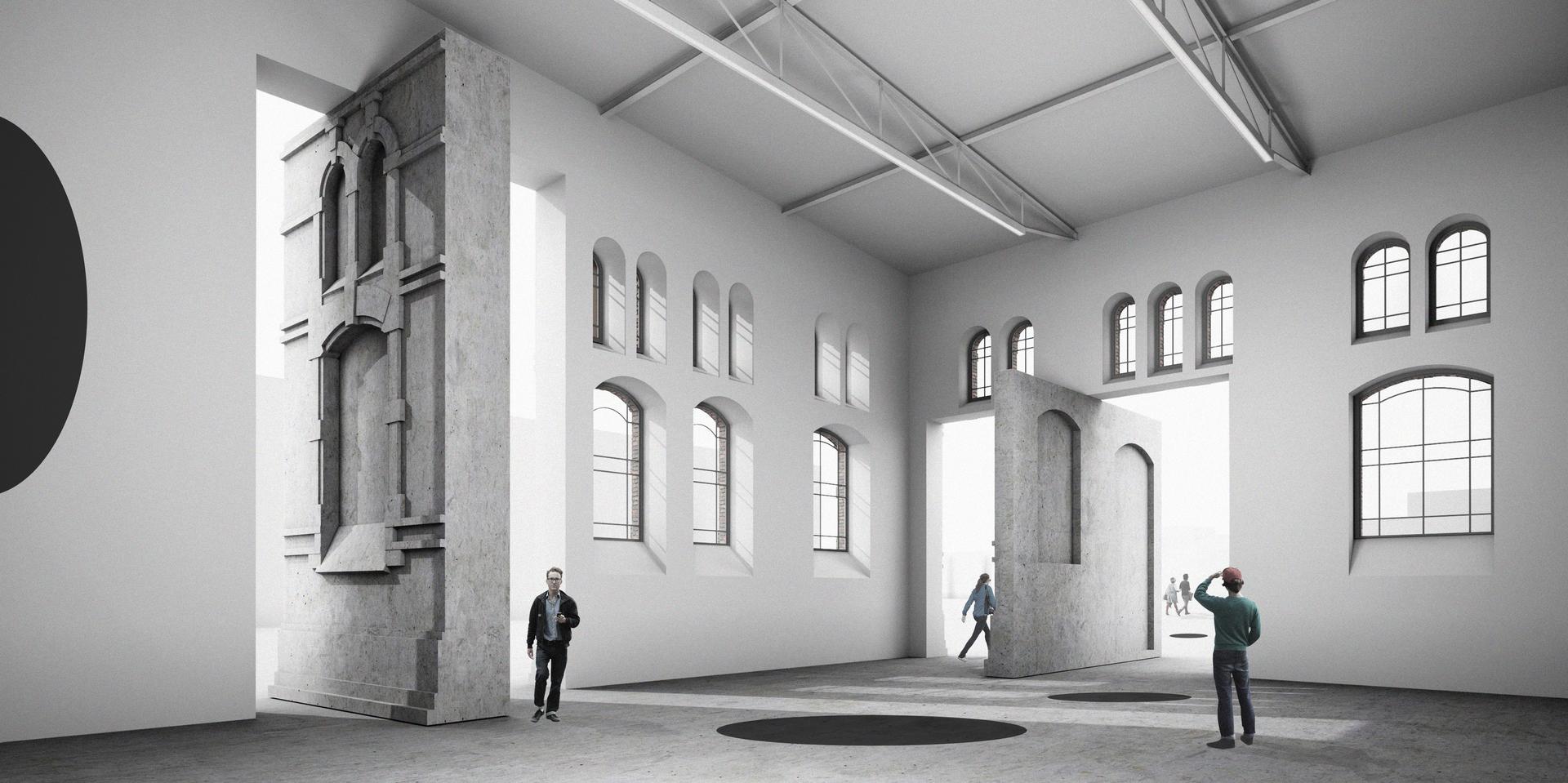 PLATO Ostrava: galeria sztuki w Ostrawie projektu KWK Promes Robert Konieczny