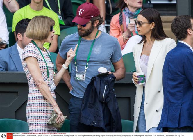 Bradley Cooper i Irina Shayk na Wimbledonie