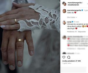 Misiek Koterski i Marcelina Leszczak wzięli ślub