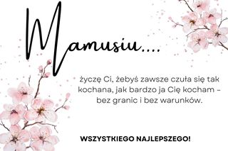 Życzenia od córki dla mamy