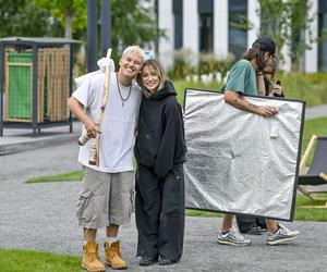 Xavier Wiśniewski z siostrą Fabienne