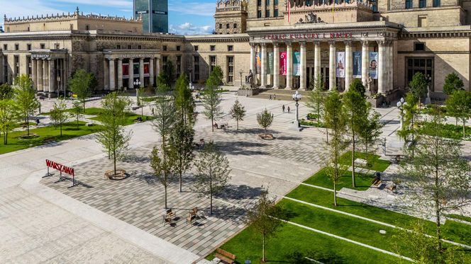Plac Centralny Warszawa, sierpień 2025