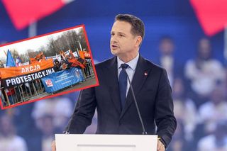 Konwencja KO w Gliwicach. Trzaskowski, Tusk i protesty