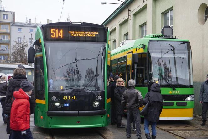 Katarzynki 2024 - wystawa tramwajów przy historycznej zajezdni przy ulicy Madalińskiego